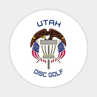 Utah Disc Golf - State Flag Light Magnet